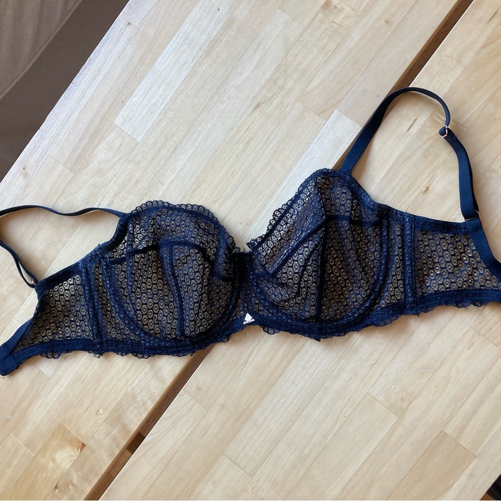Beija London 30FF black Waves balconette bra - Picture 3 of 4